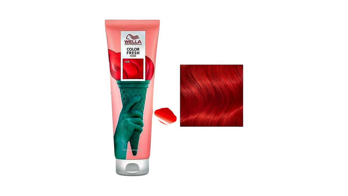 Wella Professionals Color Fresh Mask Red 150ml 2 Wella Professionals Color Fresh Mask Red 150ml 2